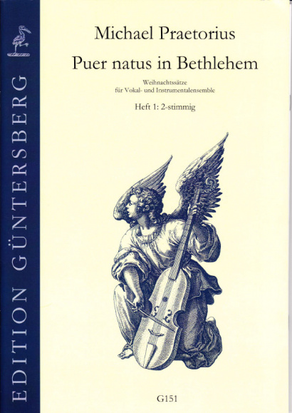 Praetorius, Michael (1572-1621): Puer natus in Bethlehem<br>- 12 Sätze, 1-2 stimmig, Heft 1