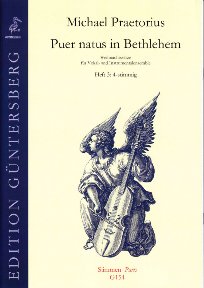 Praetorius, Michael (1572-1621): Puer natus in Bethlehem III<br>- 19 Sätze, 4-stimmig, Heft 3 (PT) - 4 Stimmen