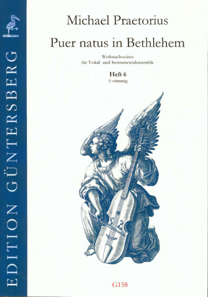 Praetorius, Michael (1572-1621): Puer natus in Bethlehem VI<br> - Volume 6, 9 pieces, 5 voices