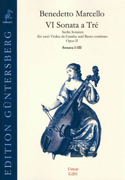 Marcello, Benedetto (1686-1739): VI Sonata a Tré op. 2<br>- Sonaten Nr. 1-3