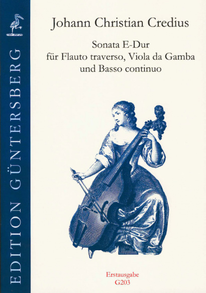 Credius, Johann Christian (1681-nach 1735):  Sonata E major