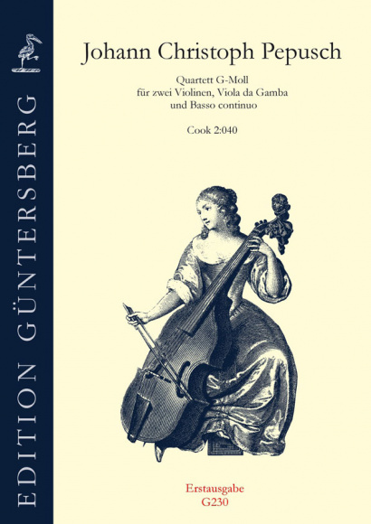 Pepusch, Johann Christoph (1667–1752): Quartett g-Moll