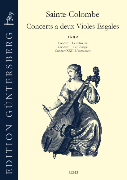 Saint-Colombe (17. Jh.): Concerts a deux Violes Esgales<br>- Band II