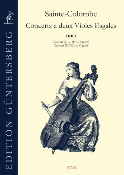 Saint-Colombe (17. Jh.): Concerts a deux Violes Esgales<br>- Band III