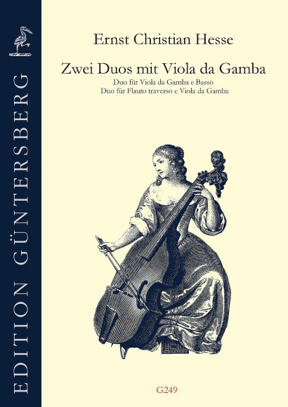 Hesse, Ernst Christian (1676–1762): Zwei Duos D-Dur mit Viola da Gamba