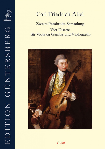 Abel, Carl Friedrich (1732–1787): Die 2. Pembroke-Sammlung<br>– Vier Duette für Viola da Gamba und Violoncello (Original edition)