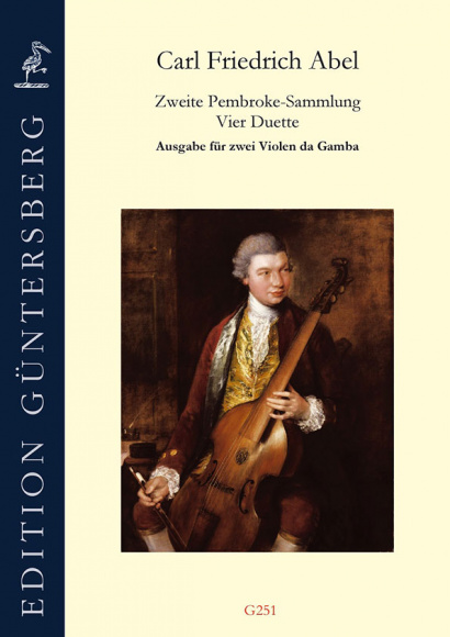 Abel, Carl Friedrich (1732–1787): Die 2. Pembroke-Sammlung<br>– Transcription for 2 Gambas