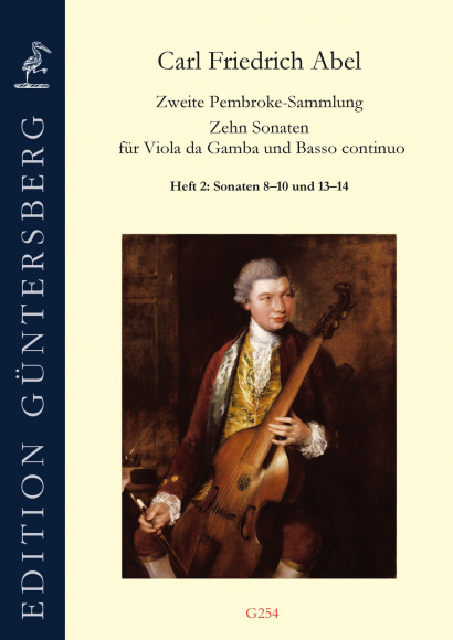 Abel, Carl Friedrich (1732–1787): Die 2. Pembroke-Sammlung<br>– Solo-Sonaten 8–10 & 13–14