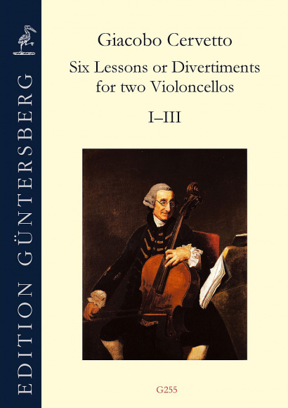 Cervetto, Giacobo (1682–1783): Six Lessons or Divertiments op. 4<br>– Lessons I–III