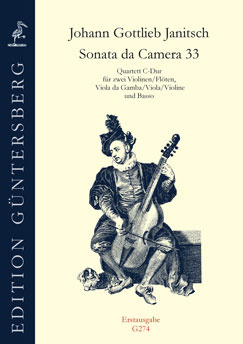 Janitsch, Johann Gottlieb (1708–~1763): Sonate da Camera 33