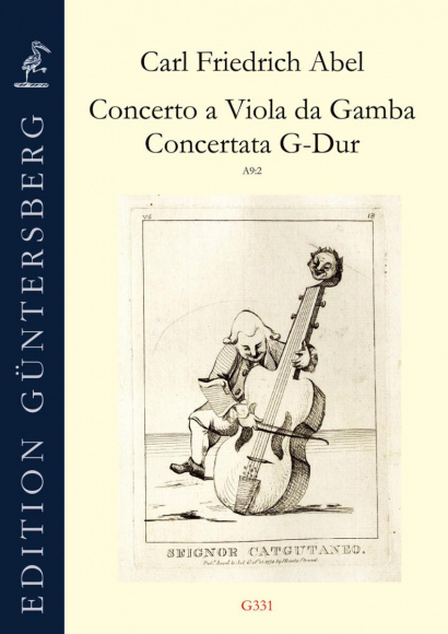 Abel, Carl Friedrich (1723–1787):  Concerto a Viola da Gamba – Concertata G-Dur