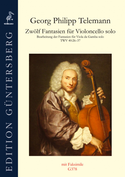 Telemann, Georg Philipp (1681–1767):<br /> 12 Fantasien für Violoncello solo TWV 40: 26–37