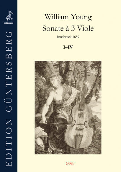 Young, William (~1625–1662):<br />Sonate à 3 Viole<br />Sonaten I–IV