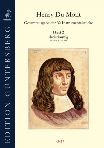 Du Mont, Henry (1610– 1684):<br />Gesamtausgabe der 32 Instrumentalstücke<br />Heft 2