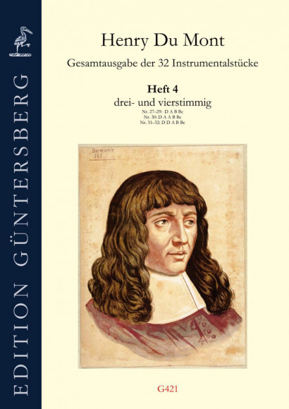 Du Mont, Henry (1610– 1684):<br />Gesamtausgabe der 32 Instrumentalstücke<br />Heft 4