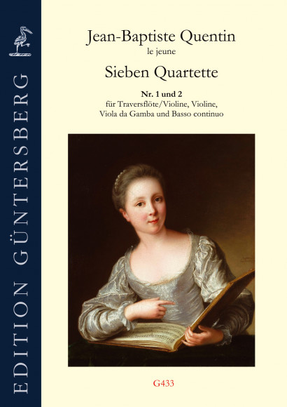 Quentin, Jean-Baptiste (vor 1700– ca. 1767): Quartett Nr. 1 F-Dur op. 8,4 & Nr. 2 A-Dur op. 15,3