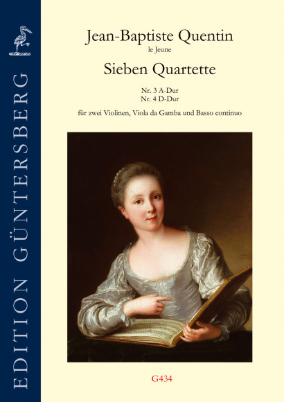 Quentin, Jean-Baptiste (vor 1700– ca. 1767): Quartett Nr. 3 A-Dur op. 9,5 & Nr. 4 D-Dur op. 11,4