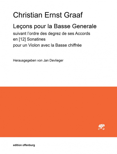 Graaf, Christian Ernst (1723–1804): Lecons pour la Basse Generale