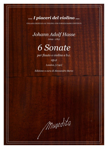 Hasse, Johann A. (1699–1783): 6 Sonaten op. 2