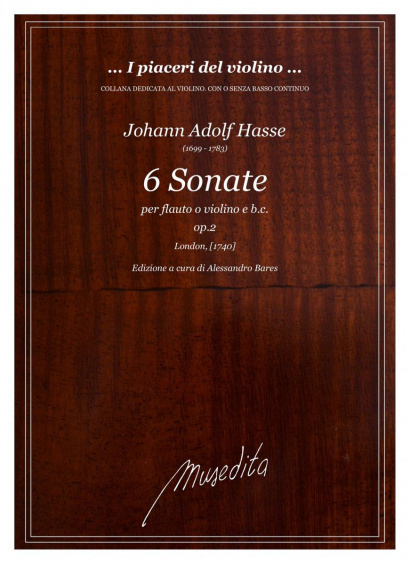 Hasse, Johann A. (1699–1783): 6 Sonatas op. 2