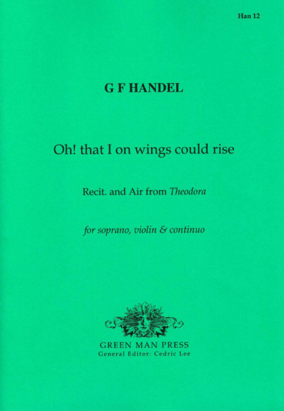 Händel, Georg Friedrich (1685-1759): Oh! that I on wings could rise
