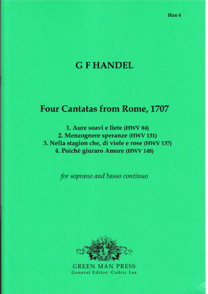 Händel, Georg Friedrich (1685-1759): Vier Kantaten aus Rom 1707