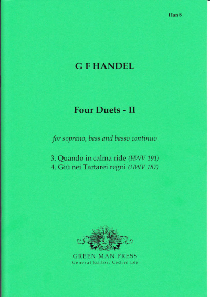 Händel, Georg Friedrich (1685-1759): Vier Duette - I & II<br>- Band I (HWV 187, 191)