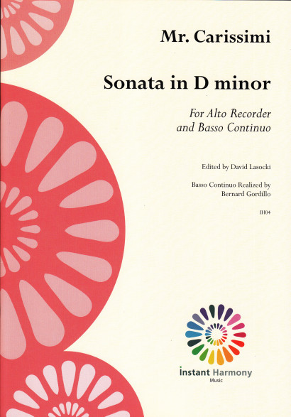 Carissimi, Giacomo ? (1605–1674): Sonata D Minor 