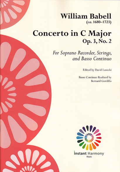 Babell, William (~1680–1723): Concerto C-Major op. 3, No. 2