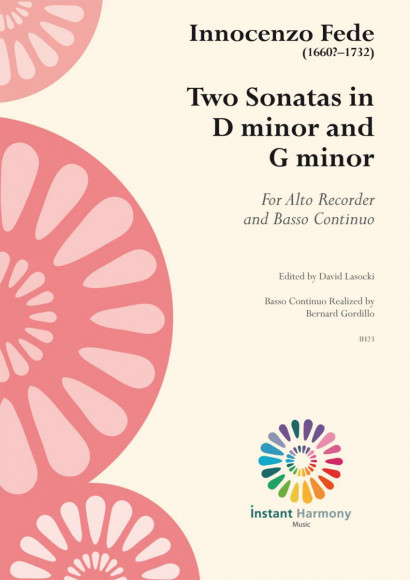 Fede, Innocenzo (1660?–1732):<br>2 Sonatas in D minor and G minor