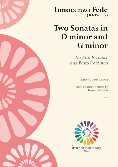 Fede, Innocenzo (1660?–1732):<br>2 Sonatas in D minor and G minor