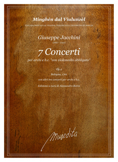 Jacchini, Giuseppe (1676–1727):  7 Concerti op. 4