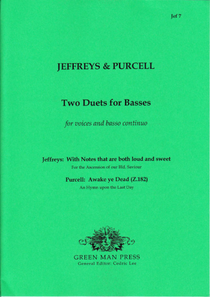 Jeffreys, George (?-1685) & Purcell, Henry (1659-1695): Duets for Basses