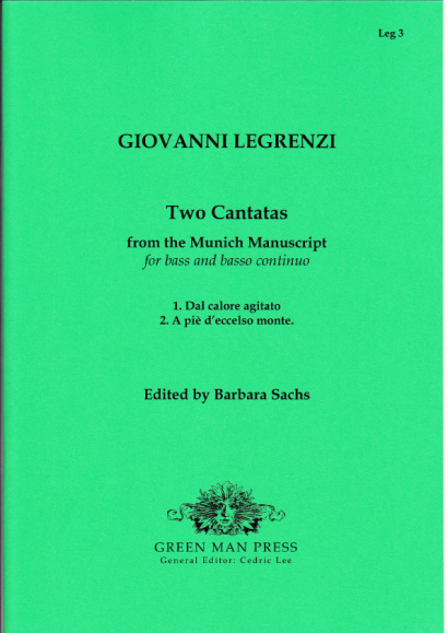 Legrenzi, Giovanni (~1626-1690): Zwei Kantaten