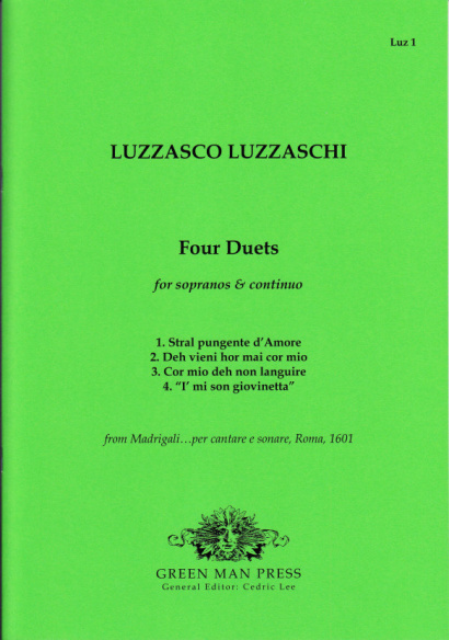 Luzzaschi, Luzzasco (1545–1607): Four Duets