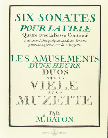 BÂTON, Charles (b.?–1758): Six sonates