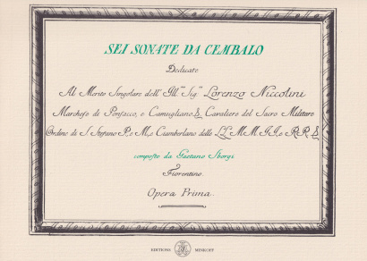Sborgi, Gaetano: 3 Sonates op. 1