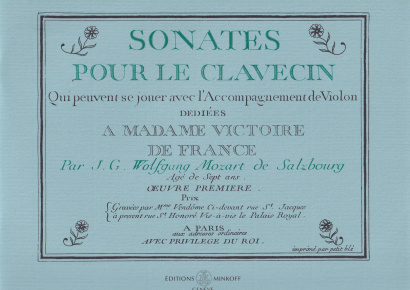 Mozart, Wolfgang A. (1681–1749): 2 Sonaten op. 1 KV 6–7