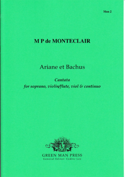 Monteclair, Michel Pignolet de (~1667-1737): Ariane et Bachus