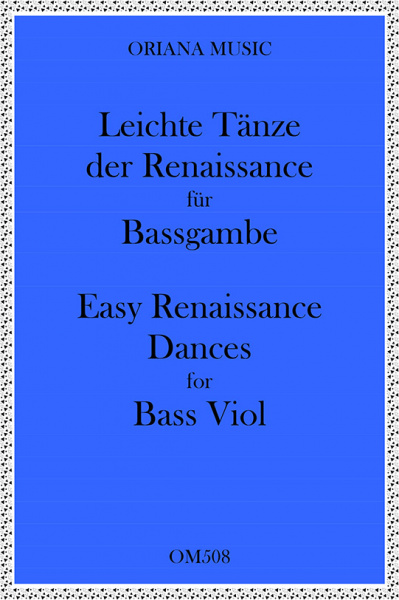 Easy Renaissance Dances for 2  Bass Viols 