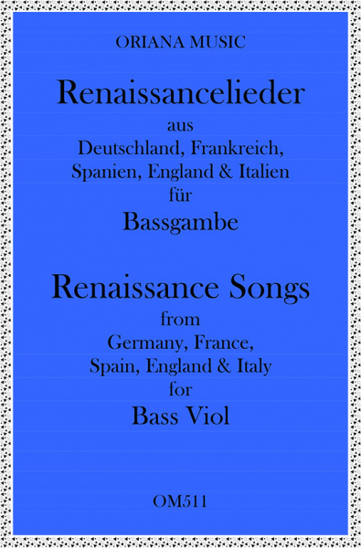 Renaissance Songs for 2 Bass Viols (Easy) 