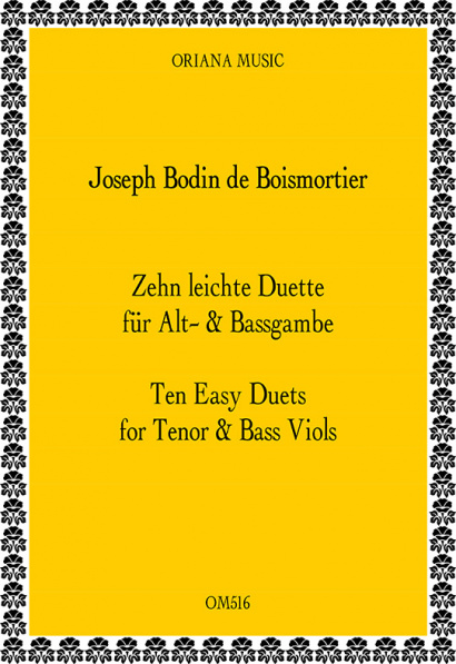 Boismortier, J.B. Bodin de (1691– 1755): 10 Easy Duets from op. 66