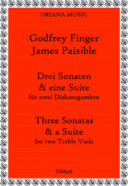 Finger, Gottfried (~1660–1730) &<br>Paisible, James:<br>Drei Sonaten und eine Suite