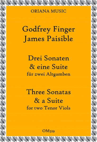 Finger, Gottfried (~1660–1730) &<br>Paisible, James:<br>Drei Sonaten und eine Suite