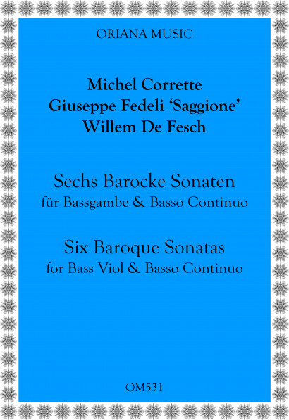 Corette / De Fesch / Fedeli ("Saggione"): Six Baroque Sonatas