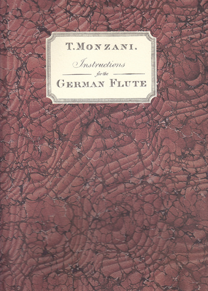 Monzani, Tebaldo (1762–1893): Instruction for the German Flute 