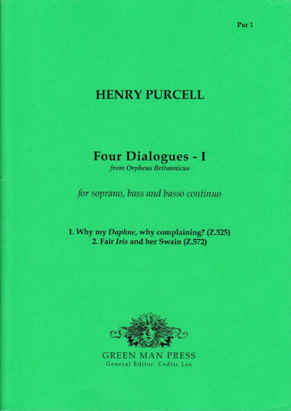 Purcell, Henry (1659-1695): 4 Dialogues<br>- Band I