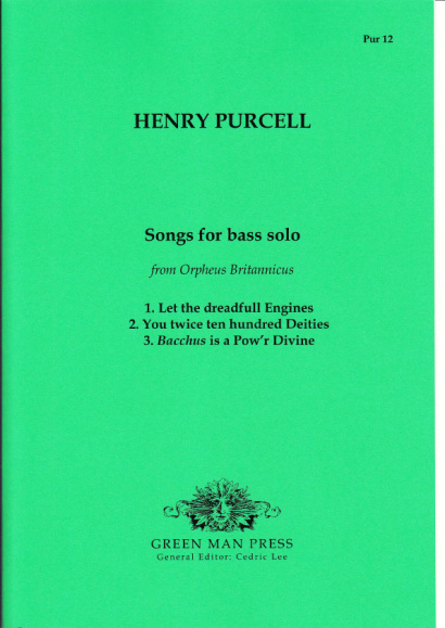 Purcell, Henry (1659-1695): Songs from Orpheus Britannicus