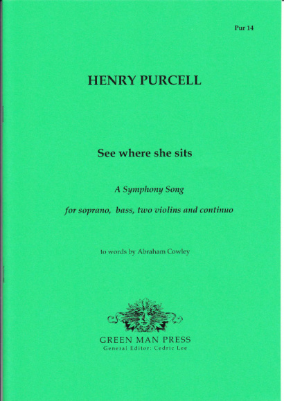 Purcell, Henry (1659-1695): See where she sits Z. 508