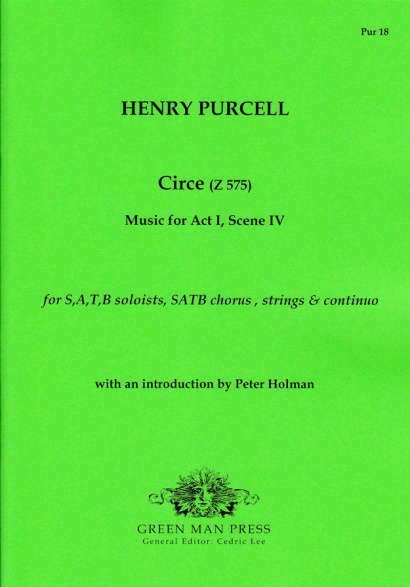 Purcell, Henry (1659–1695): Circe (Z 575)<br>–  Score & parts